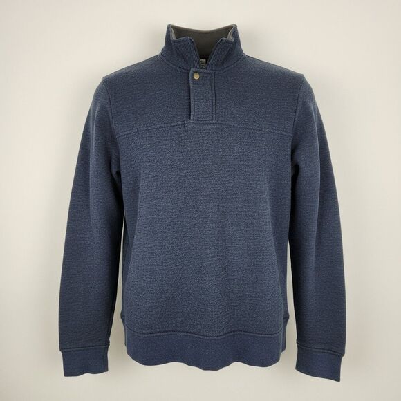 Orvis Other - Orvis Fly Fishing Pullover Mens M Blue 1/4 Zip Embroidered Fly Sweatshirt